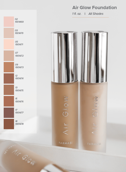 Base Air Glow (Air Glow Foundation) 1 Oz 02-18