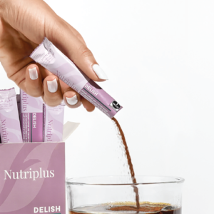 Deliciosa Mezcla Instantánea de Café y Achicoria Sachets (Nutriplus Delish Instant Coffee and Chicory Blend) 20 Stikc de 0.14 Oz C/U