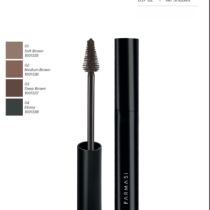Mascara para cejas (Brow Mascara) Medium Brown 0.17 Oz